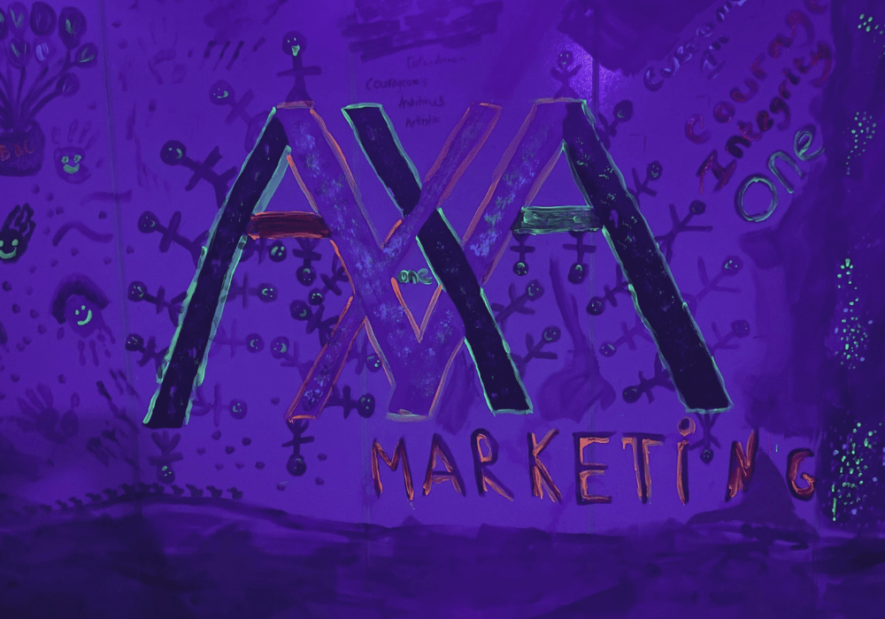 AXA Mural In UV