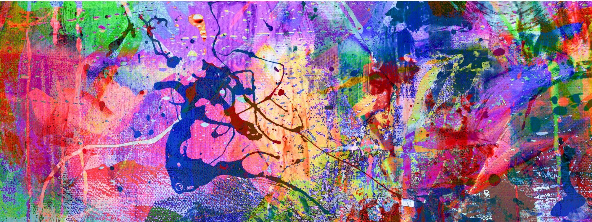 Abstract Paint Explosion