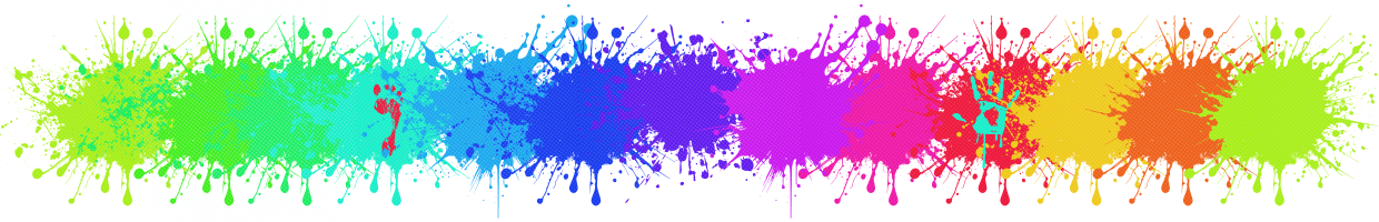 Rainbow Paint Splash