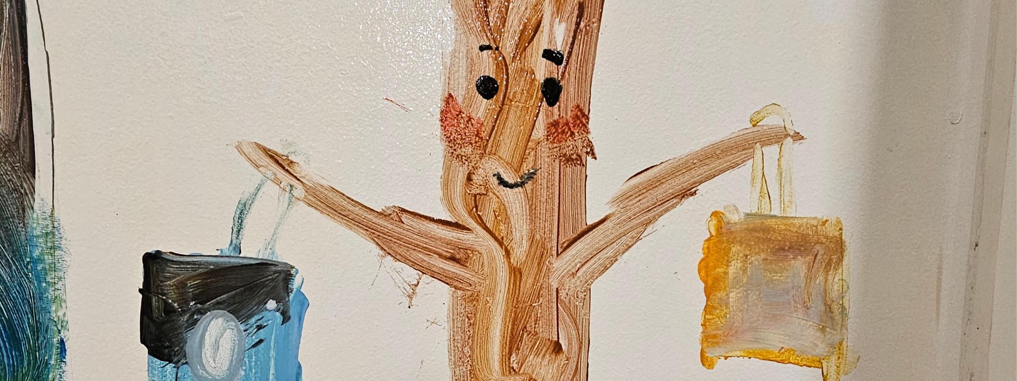Childrens Art Tree