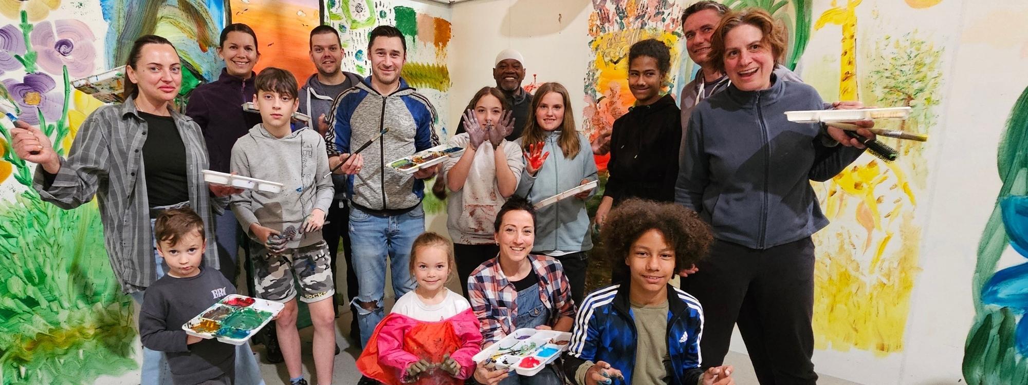 Large Family Group