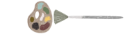 Brush and paint palette