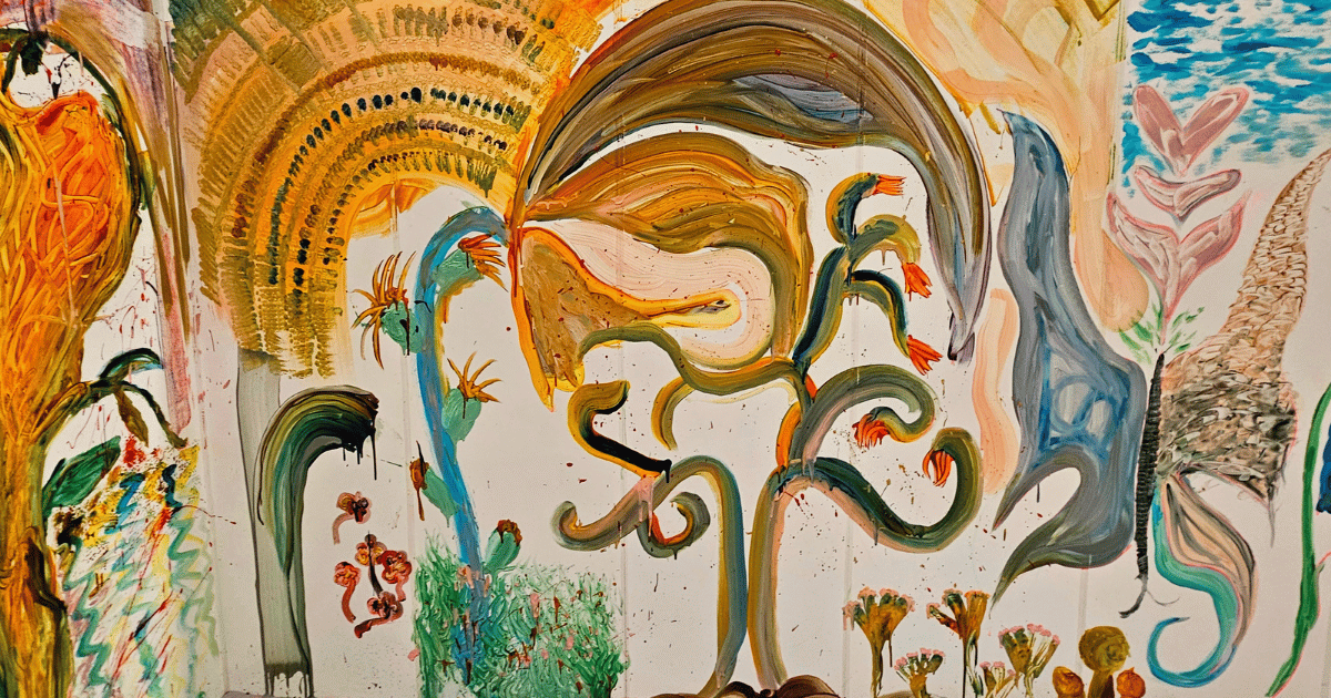 Creative Escape Flower Mural