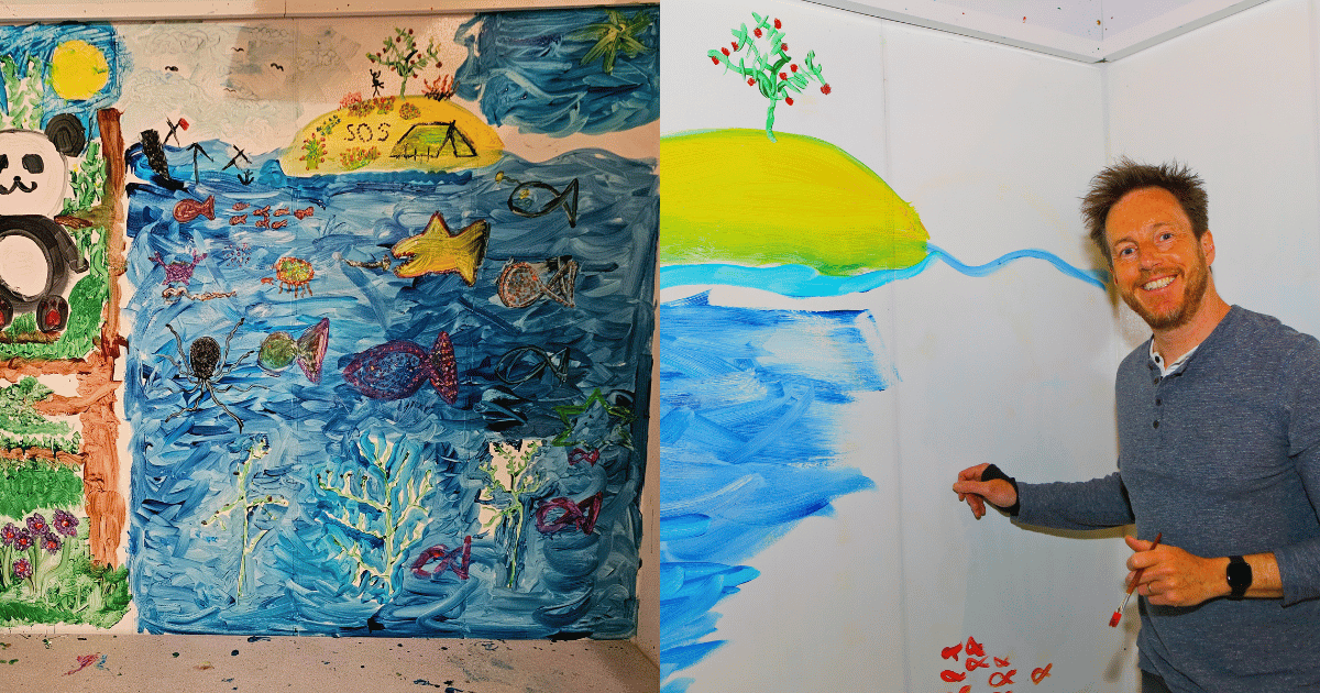 Man and his Island at Paint and Sip Tunbridge Wells