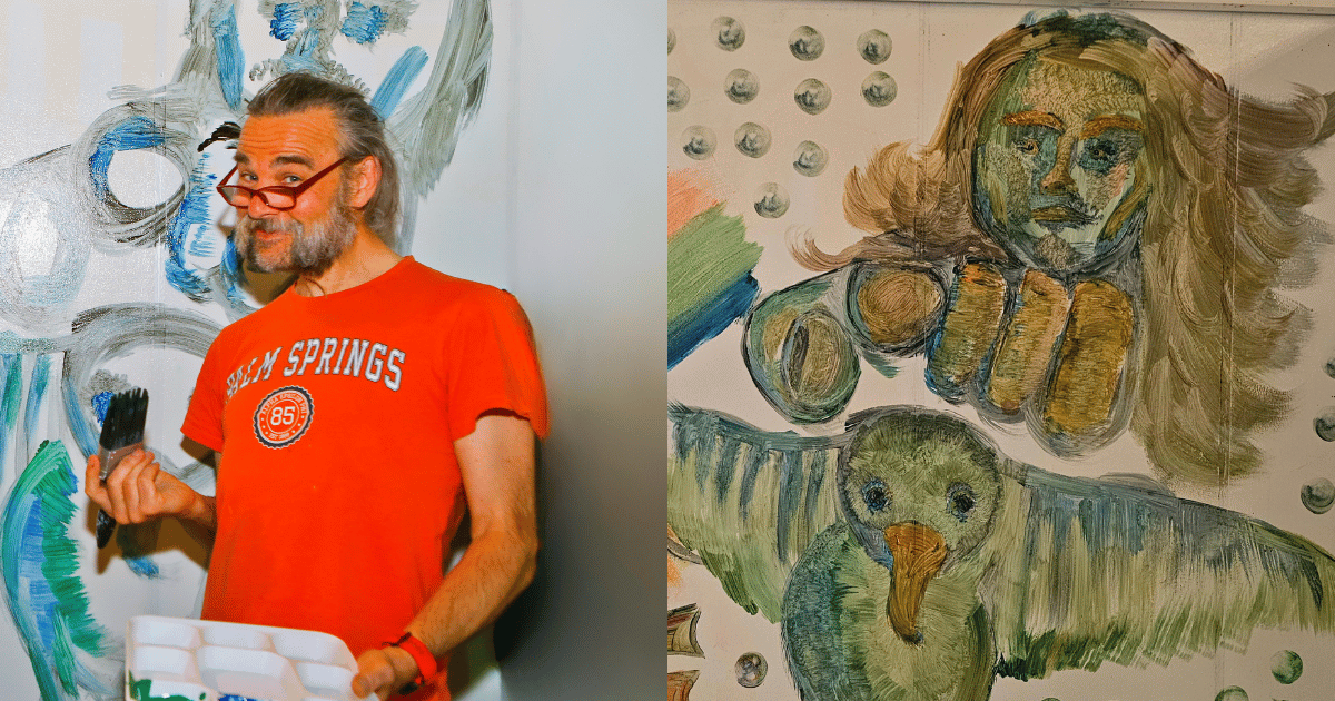 Man and his art work