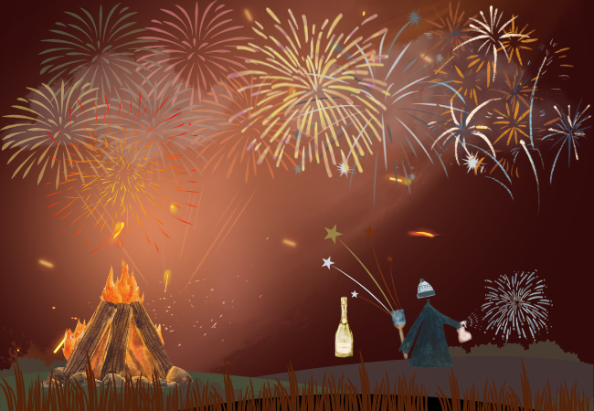 Bonfire Night Paint n Sip