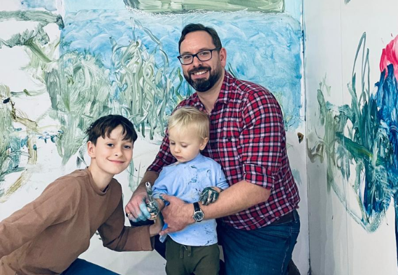 Dads and Kids Paint Club