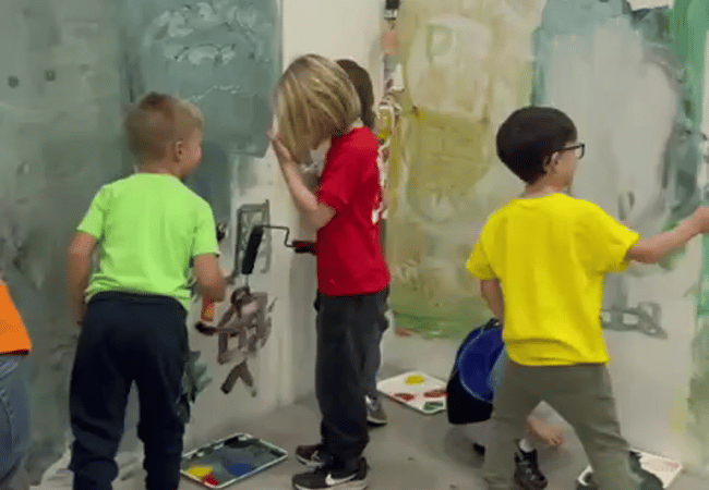 PaintnGo Freestyle Birthday Party 3 boys