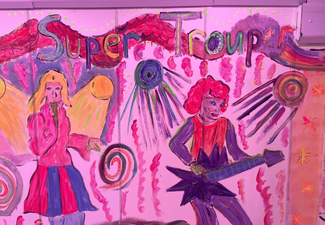 Teen Music Artist Inspired Mural Teen Music Artist Inspired Mural