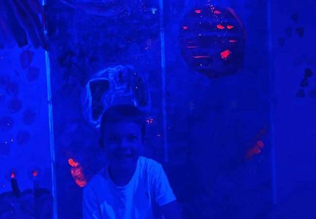 UV Kids Space Themed Mural UV Kids Space Themed Mural